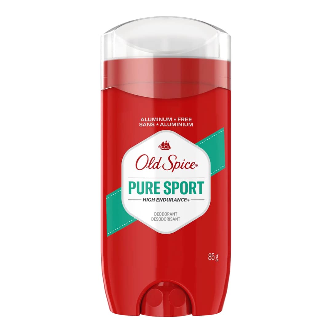 Old Spice High Endurance Deodorant for Men, Aluminum Free, Pure Sport Scent 85g