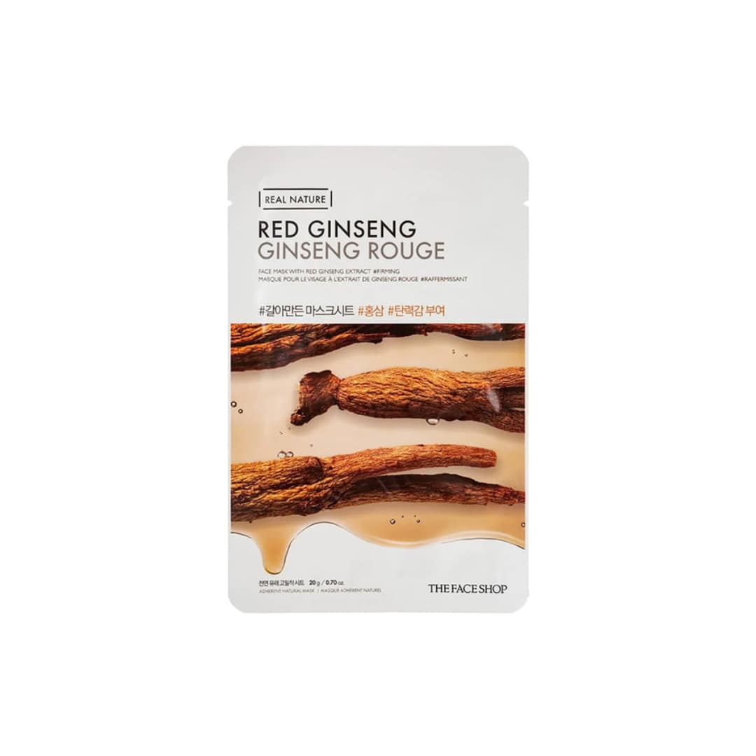 The Face Shop Real Nature Face Mask Red Gingseng 20g