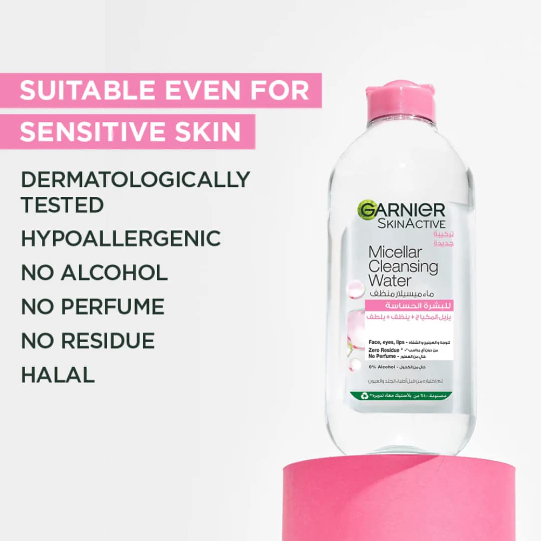Garnier Micellar Cleansing Water Sensitive Skin 400ml