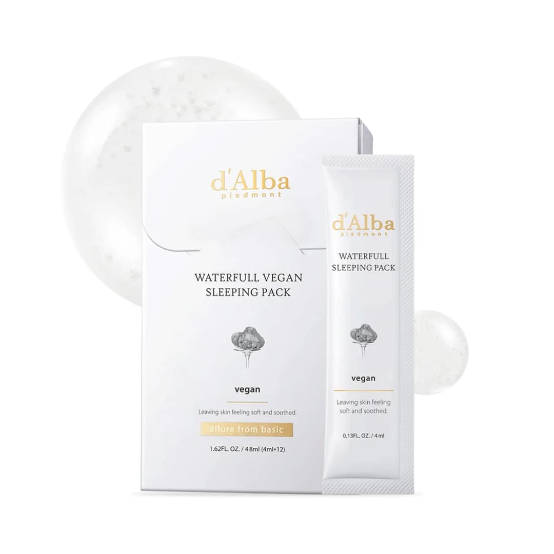 D’alba Waterfull Vegan Sleeping Pack (4ml*12ea)
