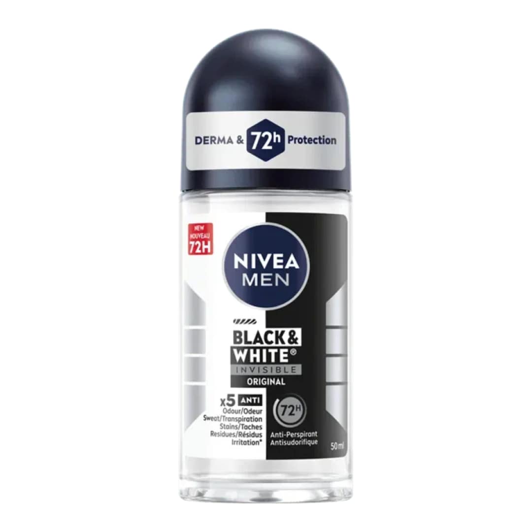 Nivea Black & White Invisible Fresh Roll On 50ml
