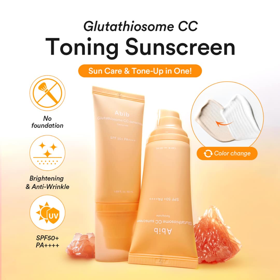 Abib Glutathiosome Cc Sunscreen Toning Tube 50ml