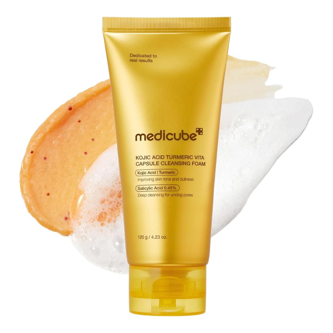 Medicube Kojic Acid Turmeric Vita Capsule Cleansing Foam 120g