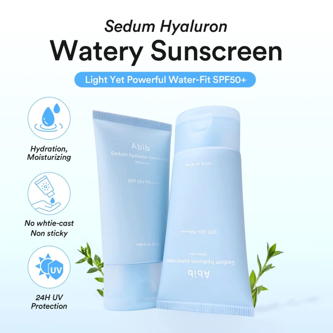 Abib Sedum Hyaluron Sunscreen Watery Tube 50ml