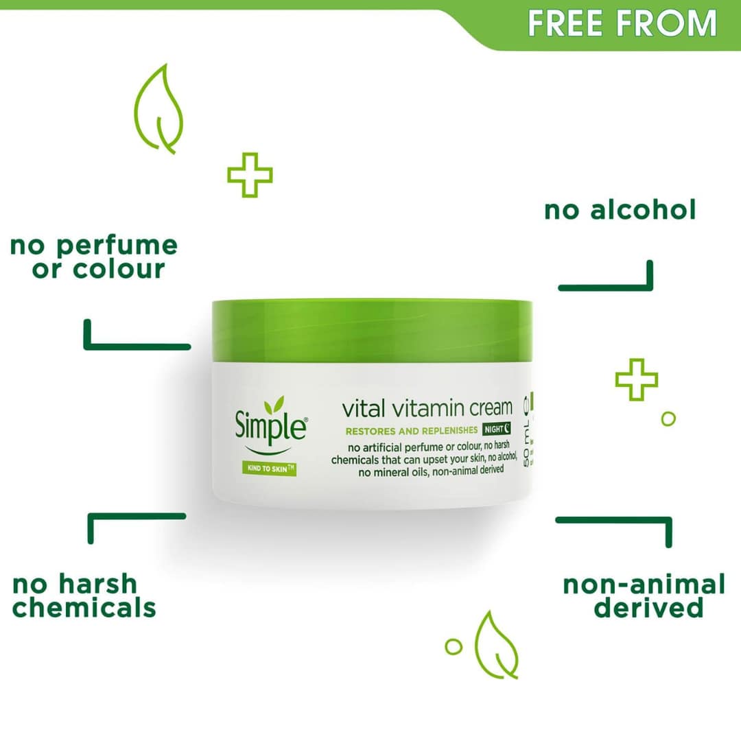Simple Vital Vitamin Cream Night 50ml