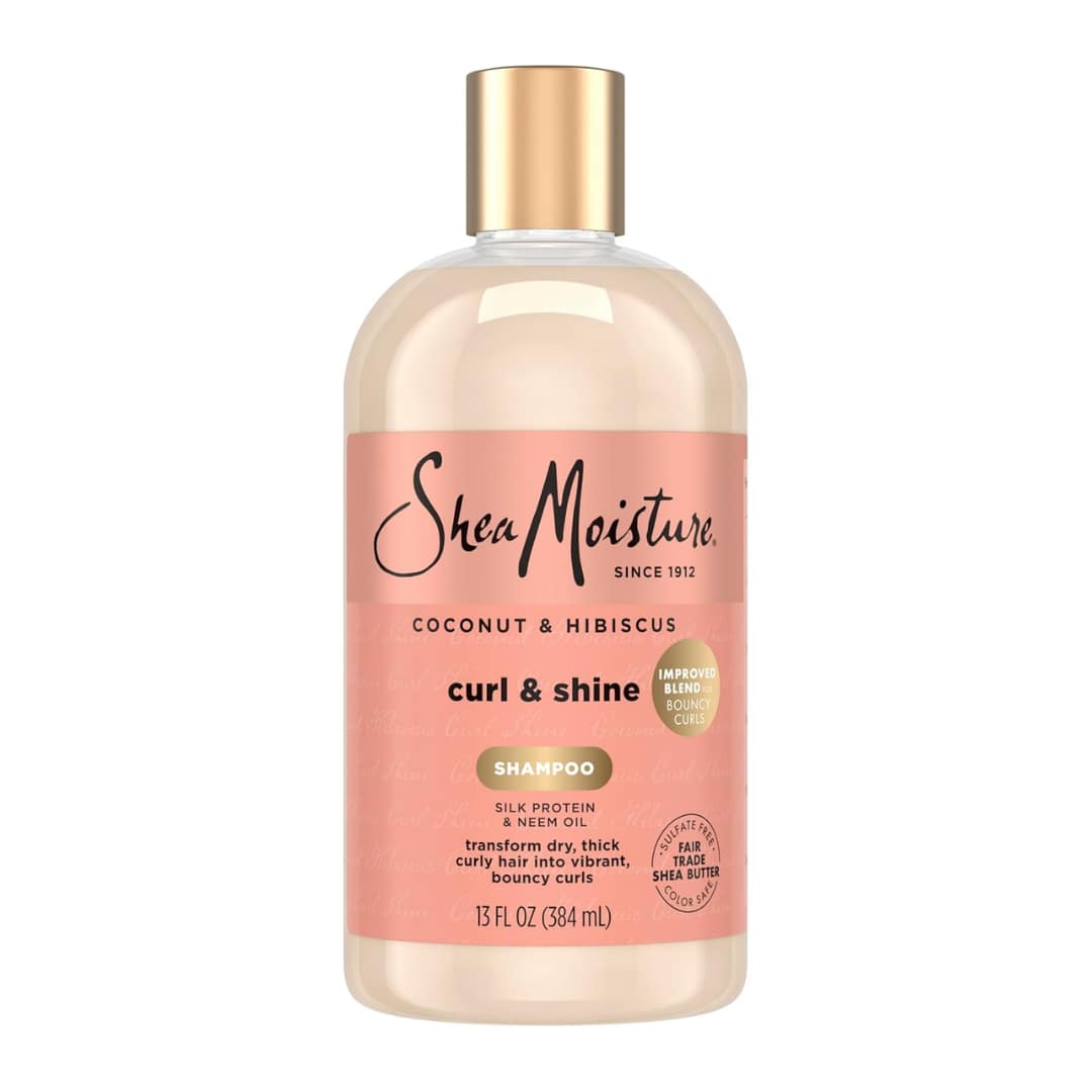 Shea Moisture Coconut & Hibiscus Curl & Shine Shampoo 384 ml