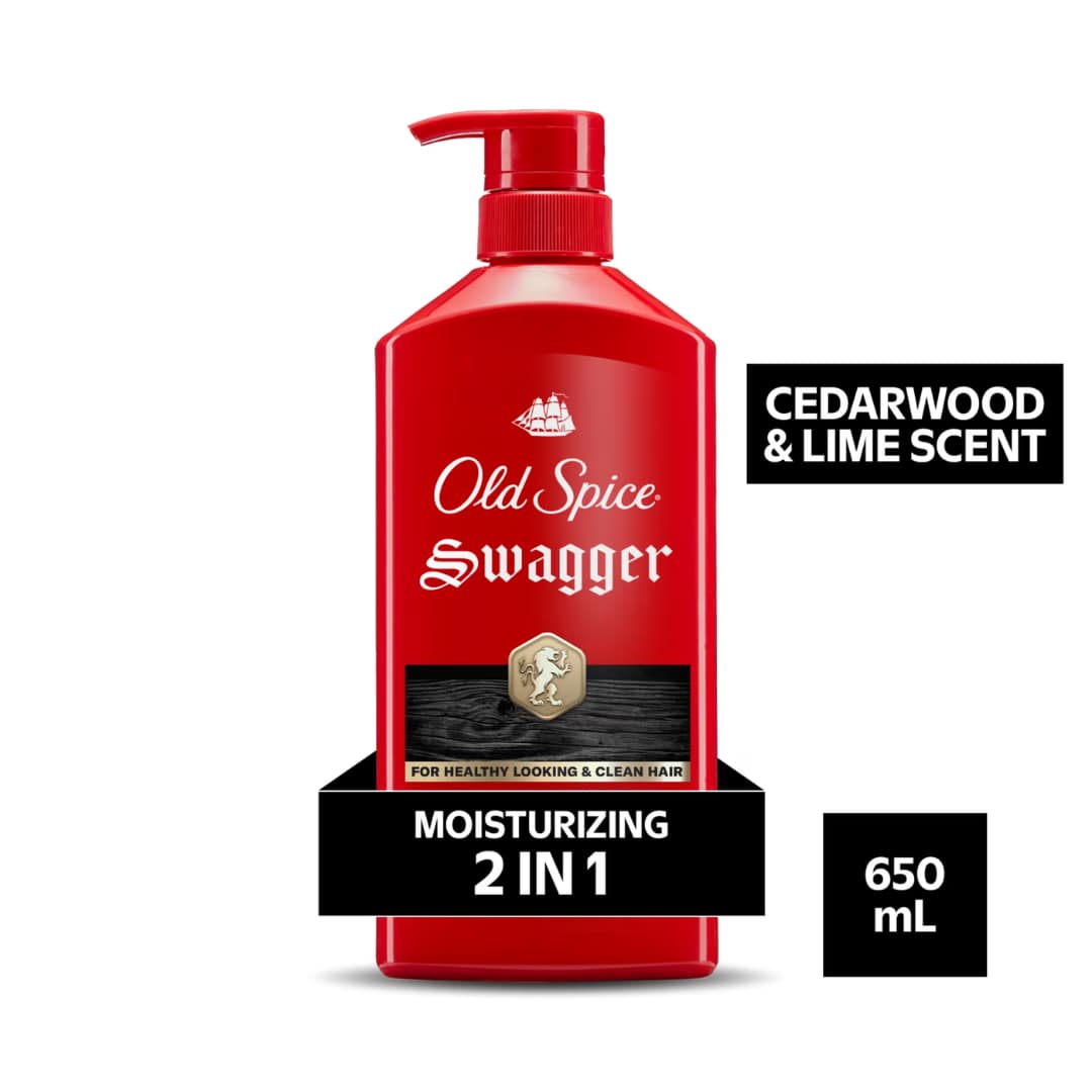 Old Spice Swagger 2in1 Shampoo and Conditioner for Men 650ml