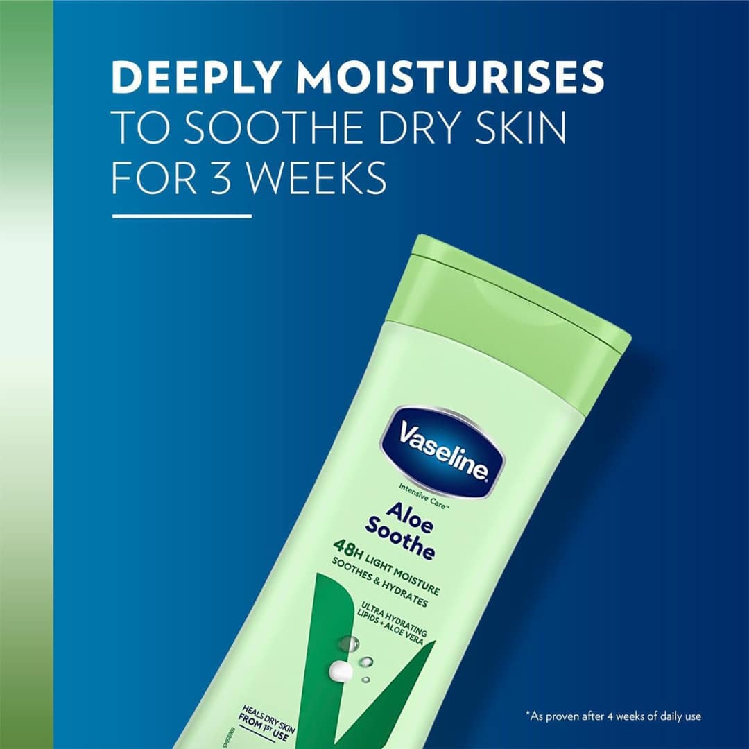 Vaseline Intensive Care Aloe Soothe Body Lotion 400ml