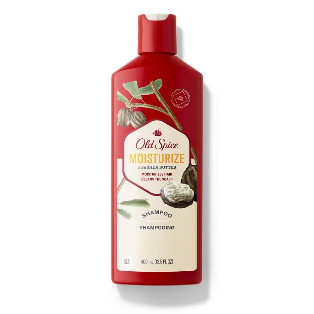 Old Spice Moisturize with Shea Butter, Shampoo for Men 400ml