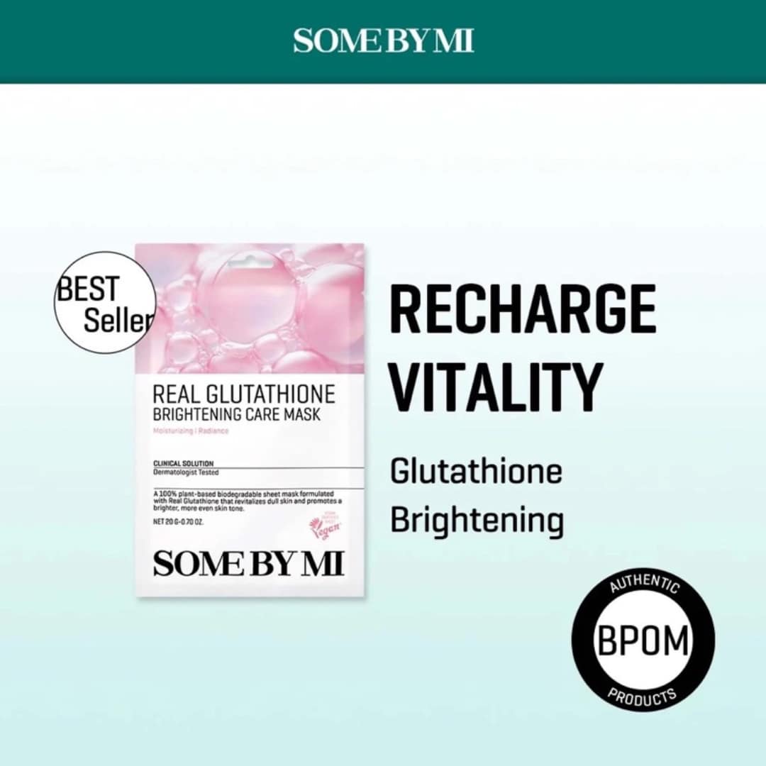 Some By Mi Real Glutathione Brightening Care Mask 20g