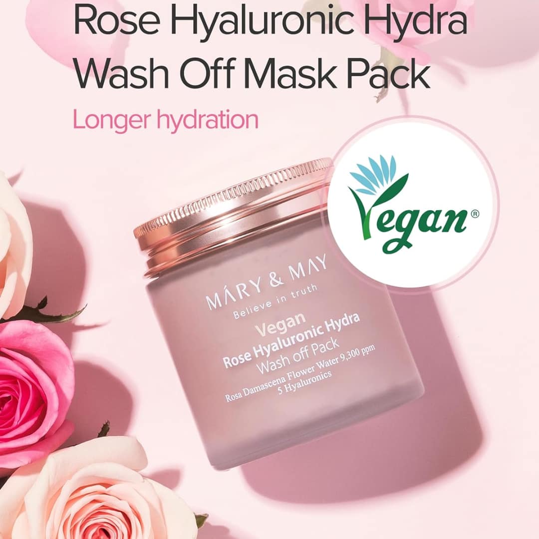 Mary and May Rose Hyaluronic Hydra Wash Off Pack 30g