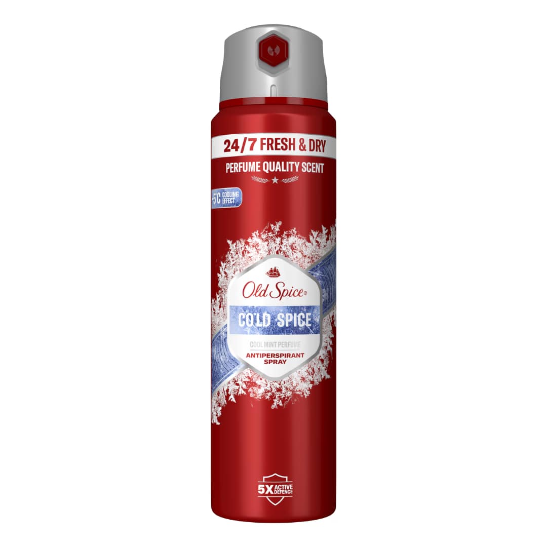 Old Spice Cold Spice Anti-Perspirant Spray Cool Mint Perfume 150ml