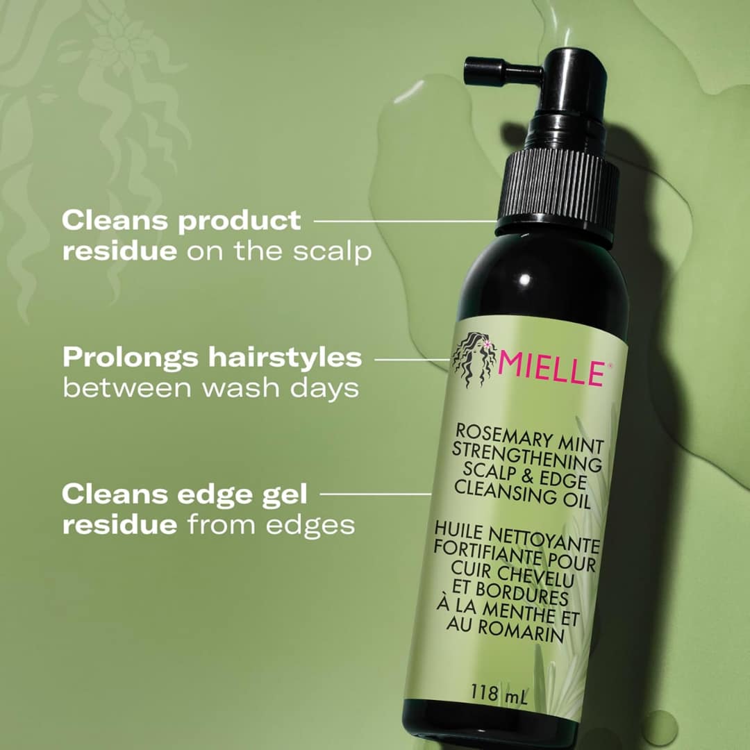 Mielle Rosemary Mint Strengthening Scalp and Edge Cleansing Oil 118ml