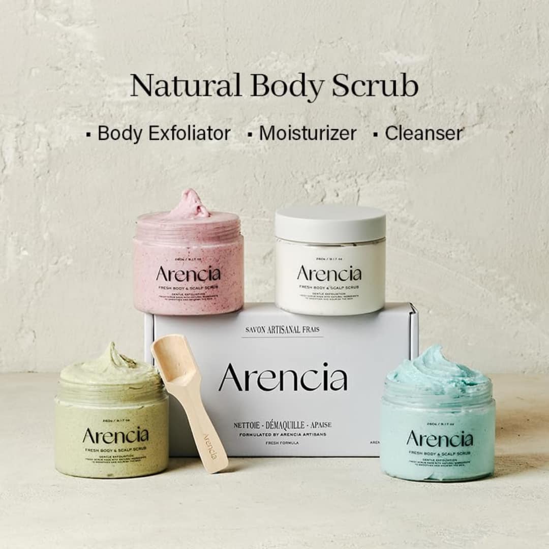 Arencia Fresh Cloud Scrub Black Tea & Yuzu 260g