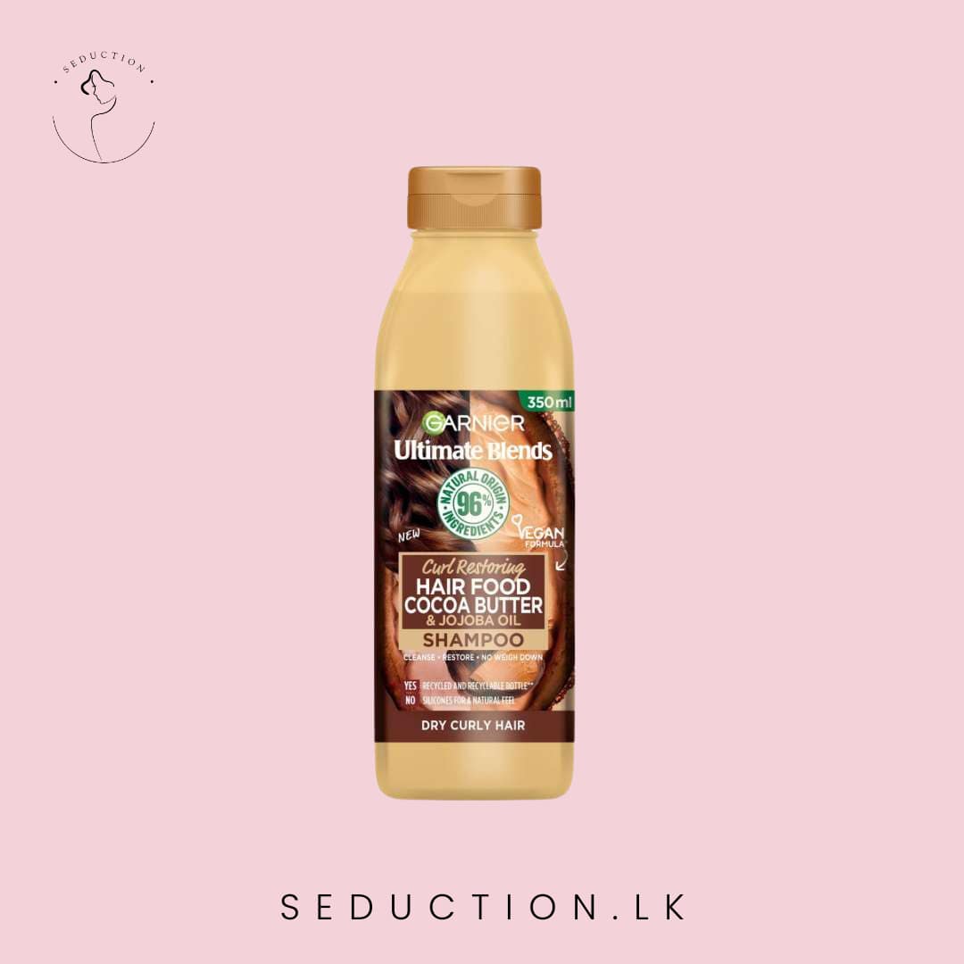 Garnier Curl Restoring Hair Cocoa Butter Hair Food Shampoo 350ml