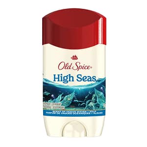 Old Spice Antiperspirant & Deodorant for Men, High Seas, Scent of Ocean Waves & Kelp, 24/7 Lasting Freshness 73g