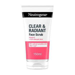 Neutrogena-Clear-Radiant-Face-Scrub-with-Vitamin-C-0.5-Salicylic-Acid-150ml.
