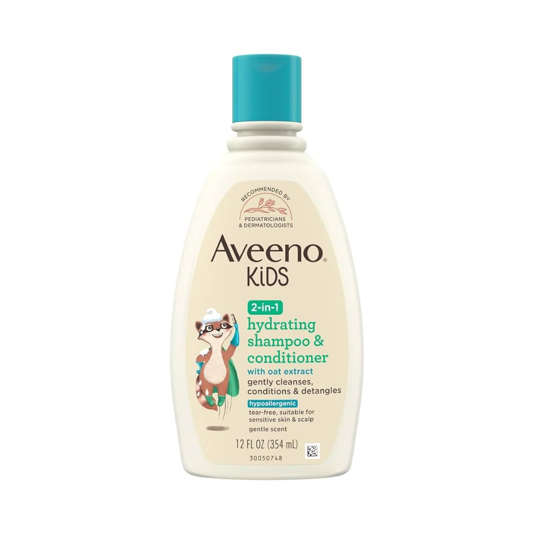 Aveeno Kids 2 in 1 Hydrating Shampoo and Conditioner with Oat Extract 354ml