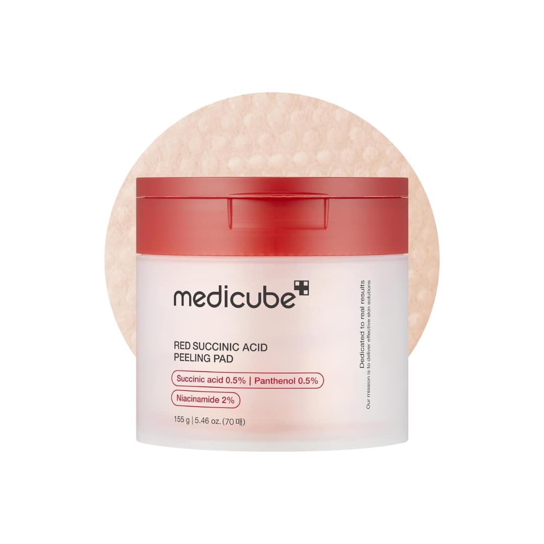 Medicube Red Succinic Acid Peeling Pad 70 pads 155g