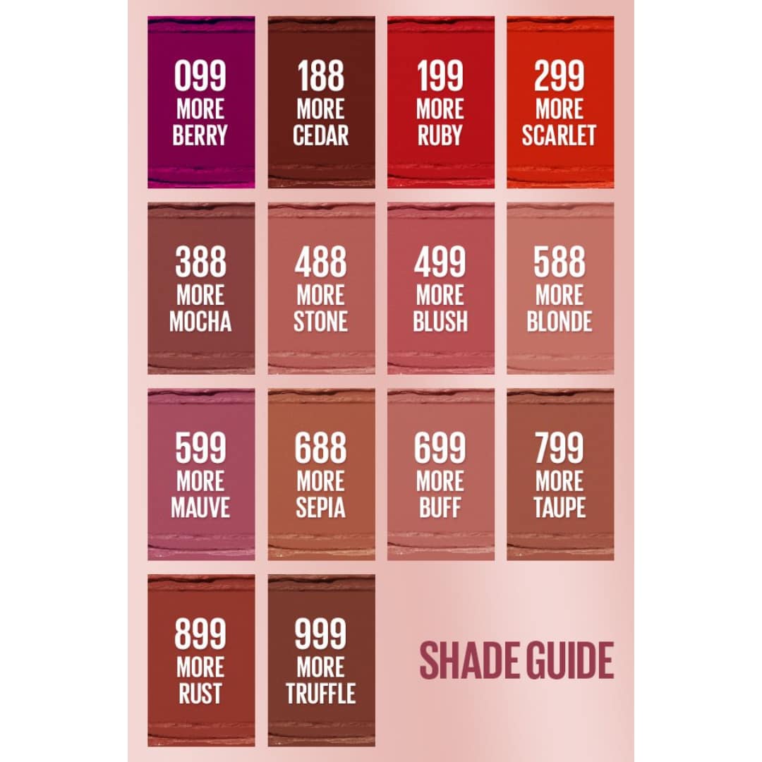 Maybelline New York Color Sensational Ultimatte Slim Lipstick Makeup -1.7g